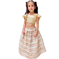 Gold Waves Festive for Girls