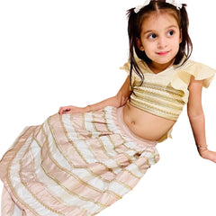 Gold Waves Festive for Girls