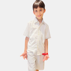 Popcorn Stripes Shirt for Boys