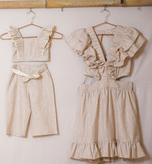 Cut Out Stripped Dress for Woman