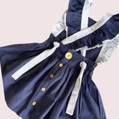 Frill Pinafore Dress for Girls