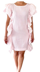 Side Frill Dress for Woman