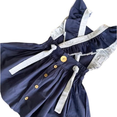Pinafore Frill Dress for Girls