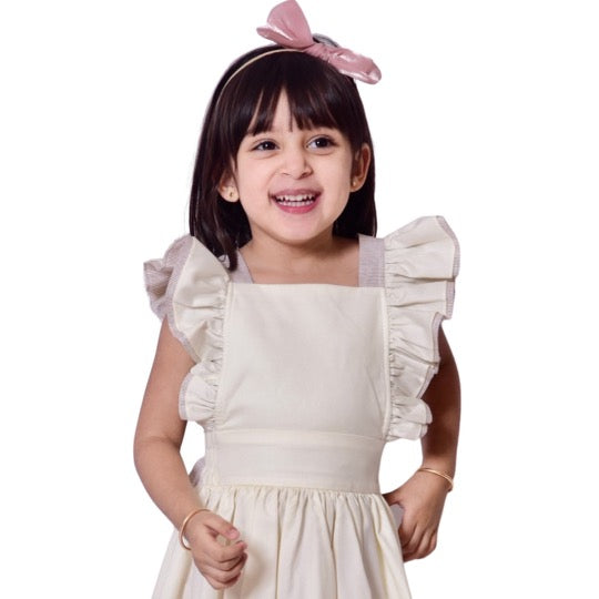 Pinafore Frill Dress for Girls
