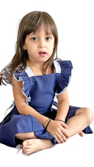 Pinafore Frill Dress for Girls