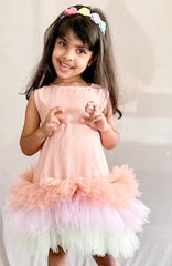 Unicorn Scrunch Dress for Toddler and Girls